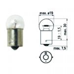 LAMPADINA G18 12V 10W A PALLA CLEAR