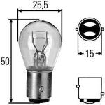 LAMPADINA S25 12V 21/5W CLEAR