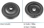 PULEGGIA MOT.AD.A.R.FIA.oem.0515K4