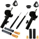 KIT 4 AMMORTIZZATORI ANTERIORI E POSTERIORI COMPATIBILI CON FORD FOCUS II C-MAX dal 2004 al 2013 1.6 1.8,2.0(completi di supporti e tamponi)