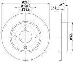 DISCO FR.ADAT.1013581 FORD FO-581