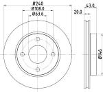 DISCO FR.ADAT.5028281 FORD FO-281