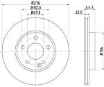 DISCO FRENO ANT.ADAT.MERCEDES CLASSE A W169, B 245