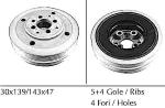 PULEGGIA MOT.AD.A.VW.oem.038105243F