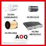 AOQ - KIT TAGLIANDO 4 FILTRI GOLF V 1,6 (1K1) BENZ 102CV DAL 2003 AL 2009