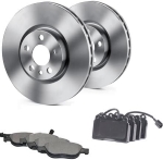 AOQ-KIT DISCHI FRENO E PASTIGLIE ANTERIORI COMPATIBILI CON ALFA ROMEO 147 (937_) 156 (932_) GT