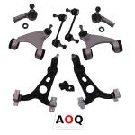 AOQ - KIT BRACCI OSCILLANTI + BIELLETTE ANTERIORI ALFA ROMEO 147 156 GT (10 PEZZI)