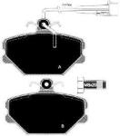 AOQ - PASTIGLIE FRENI ANTERIORI COMPATIBILI CON LANCIA: DEDRA,Y10 FIAT: TIPO,TEMPRA05-